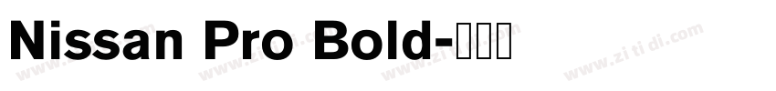 Nissan Pro Bold字体转换 Nissan Pro Bold字体转换